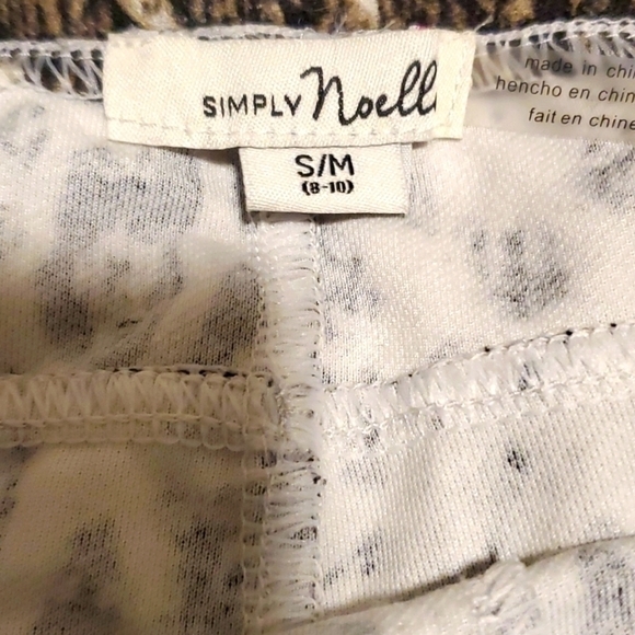 Simply Noelle Pants Leopard Paisley Print Casual - Picture 5 of 6